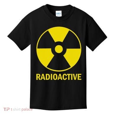Vintage Nostalgic Radioactive Nuclear War Symbol Kids T-Shirt