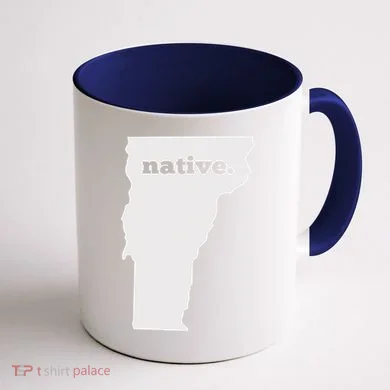 Vermont Native Coffee Mug back