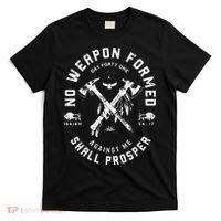Vintage No Weapon Formed Against Me Shall Prosper Christian T-Shirt thumb 0