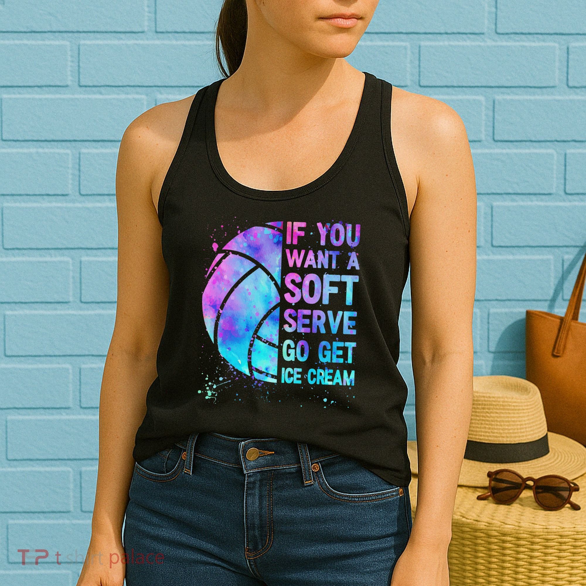 Volleyball N Women If You Want A Soft Serve Women's Tank Top