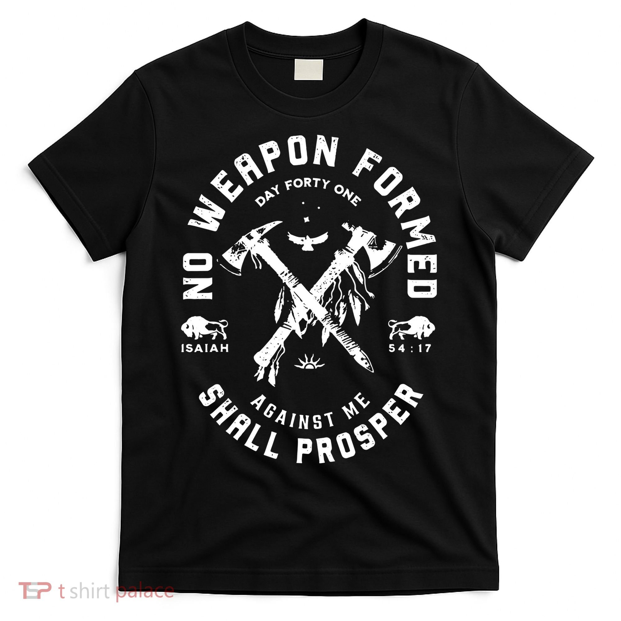 Vintage No Weapon Formed Against Me Shall Prosper Christian T-Shirt
