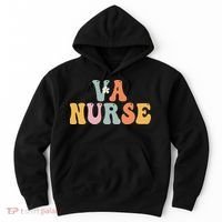 VA Nurse Week Groovy Appreciation Day For Work Hoodie thumb 0