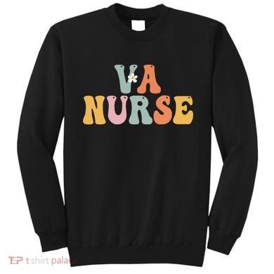 VA Nurse Week Groovy Appreciation Day For Work Sweatshirt