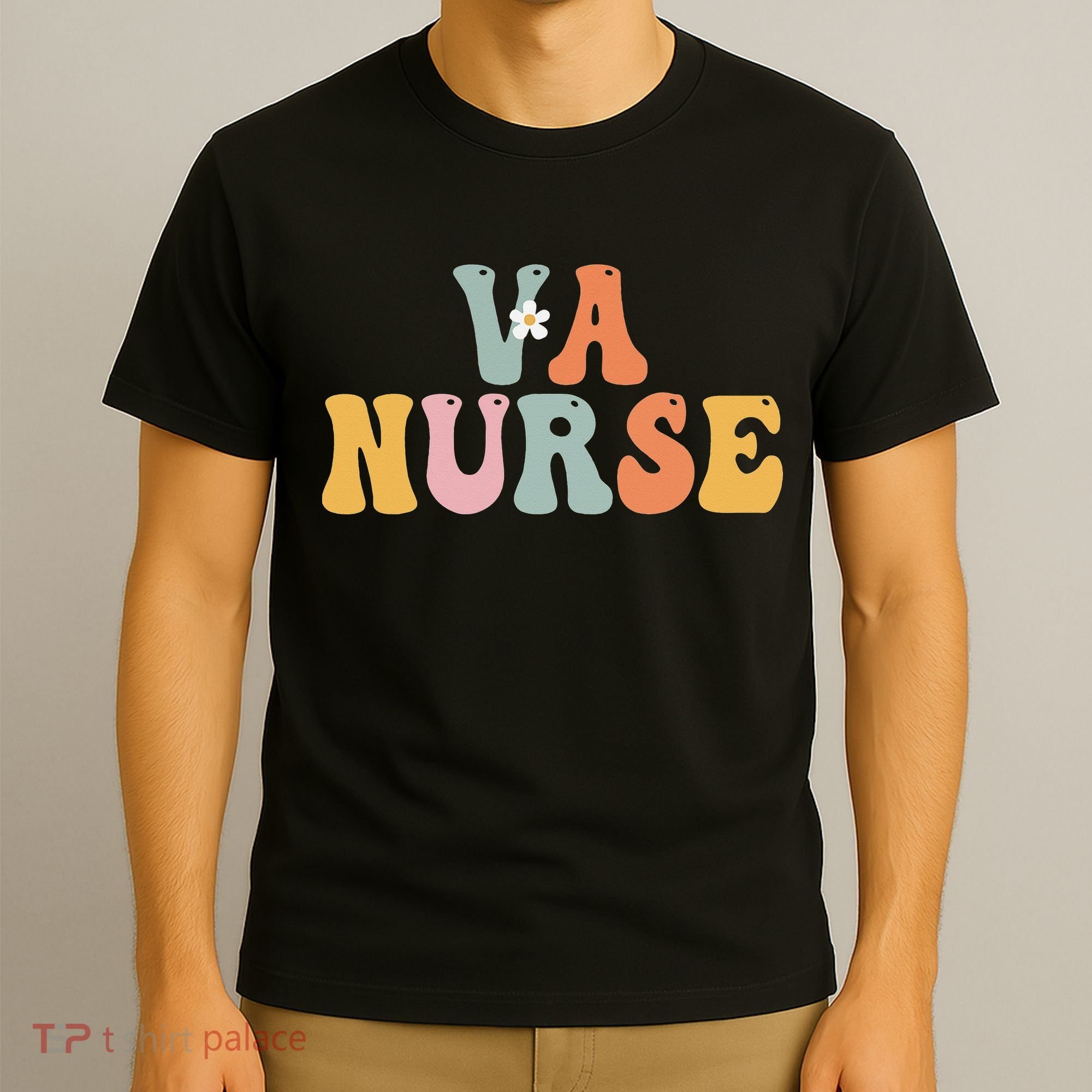 VA Nurse Week Groovy Appreciation Day For Work T-Shirt