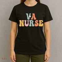 VA Nurse Week Groovy Appreciation Day For Work T-Shirt thumb 4