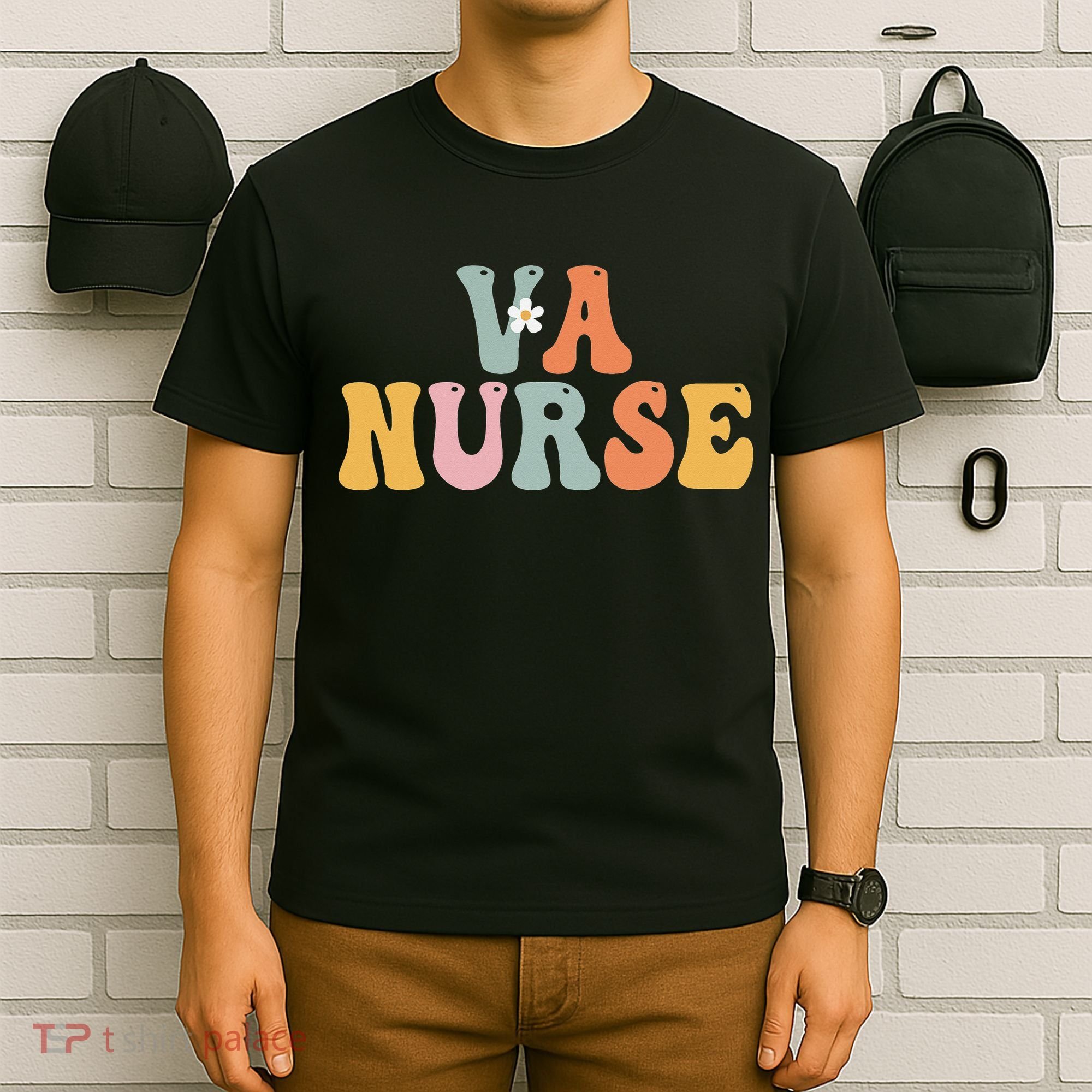 VA Nurse Week Groovy Appreciation Day For Work T-Shirt