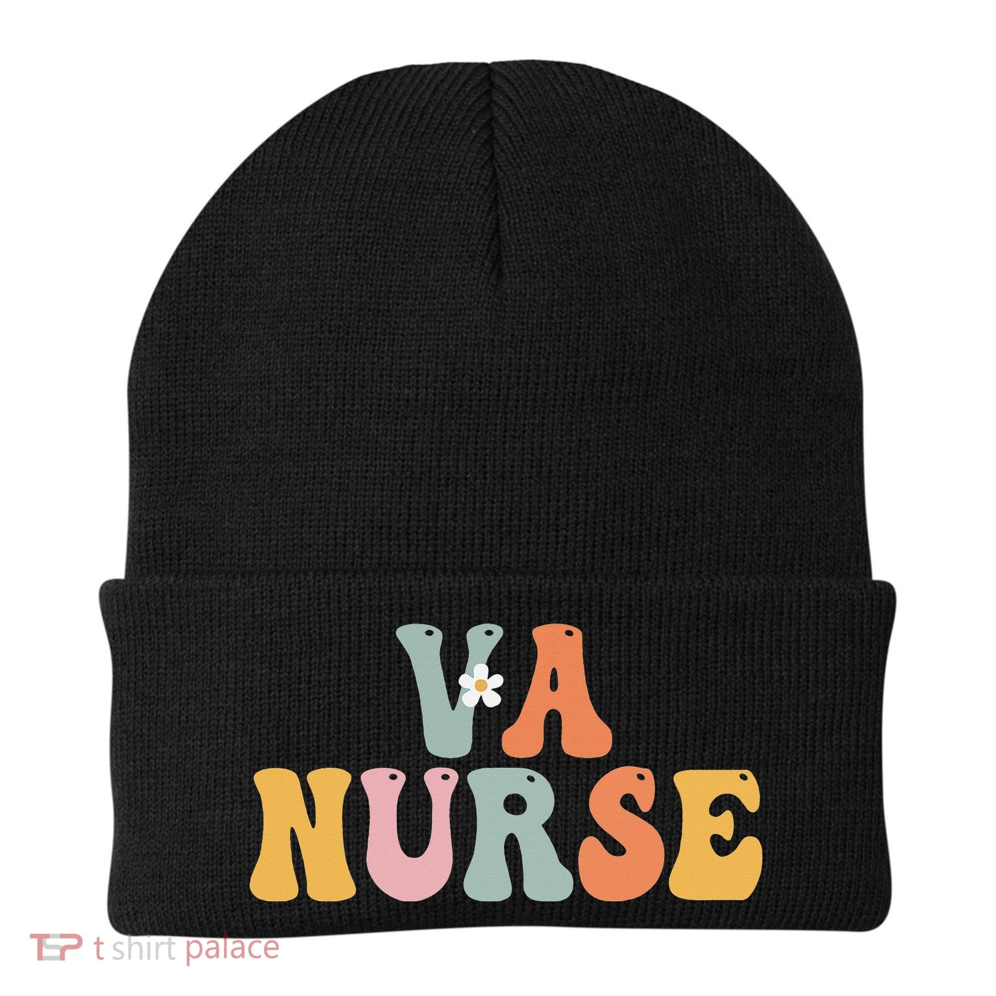 VA Nurse Week Groovy Appreciation Day For Work Beanie