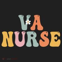 VA Nurse Week Groovy Appreciation Day For Work Beanie thumb 2