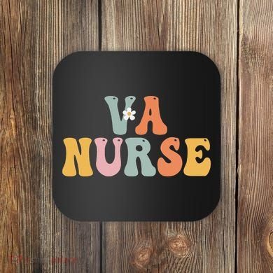VA Nurse Week Groovy Appreciation Day For Work Coaster