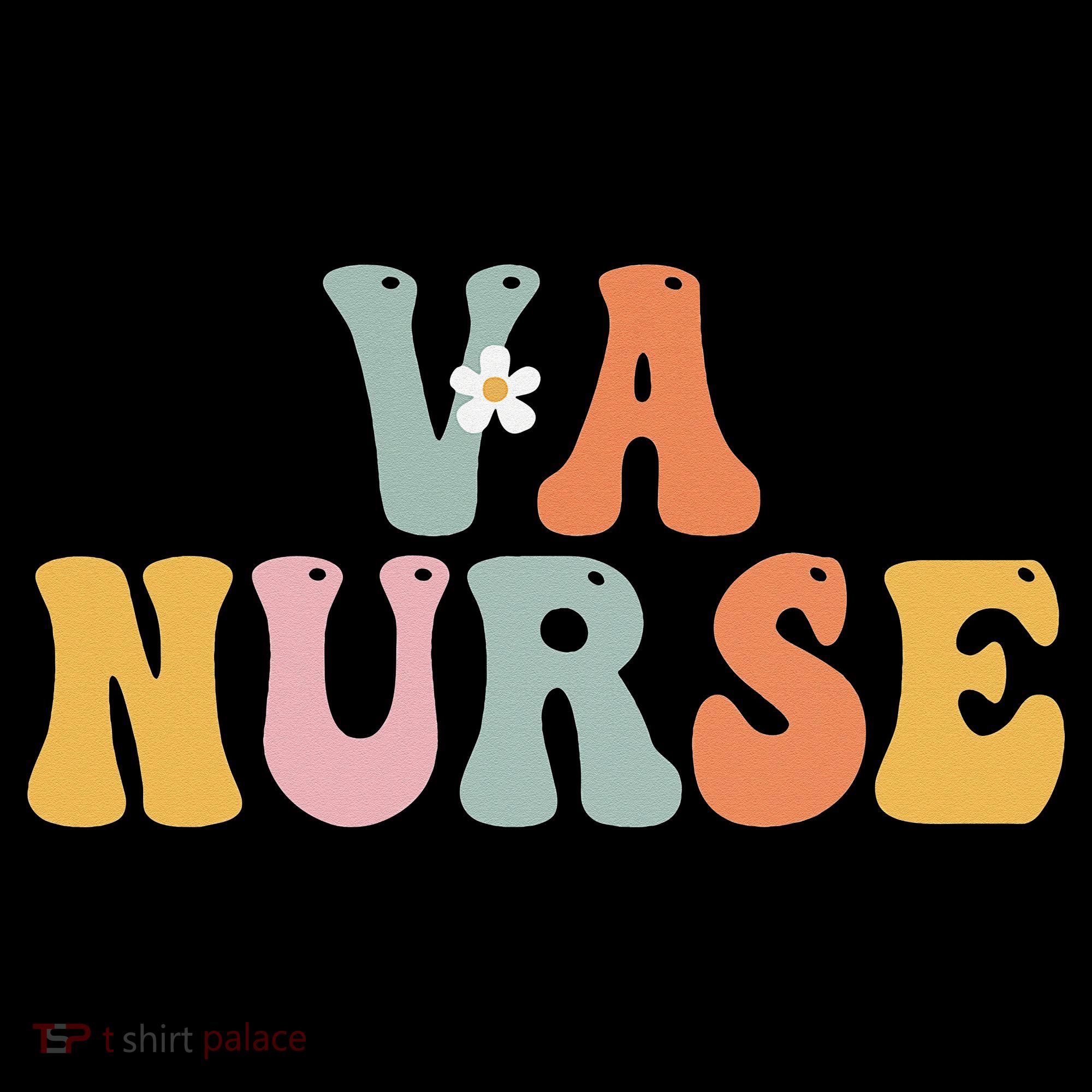 VA Nurse Week Groovy Appreciation Day For Work Women's Hoodie
