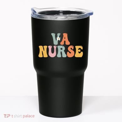 VA Nurse Week Groovy Appreciation Day For Work Tumbler