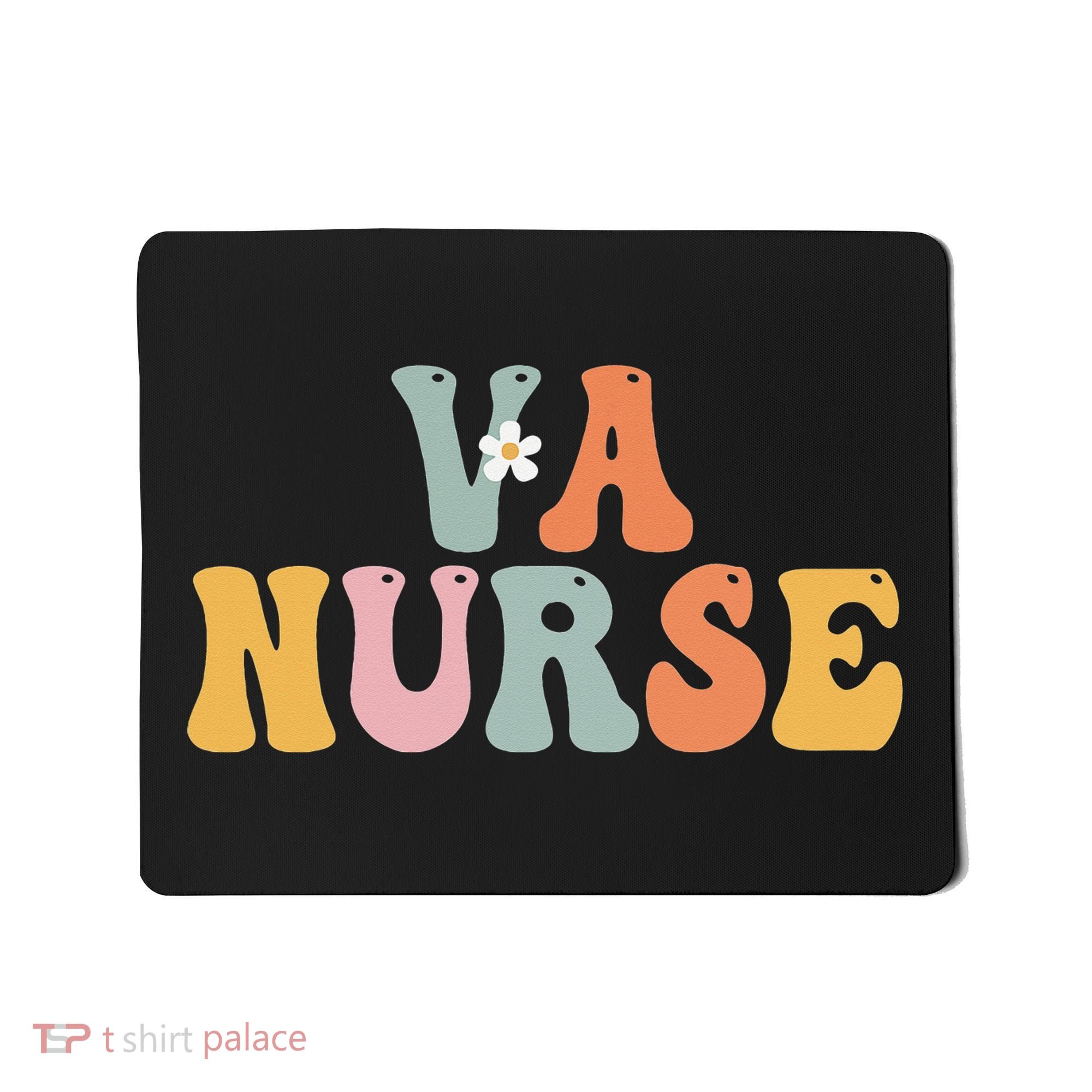VA Nurse Week Groovy Appreciation Day For Work Mousepad