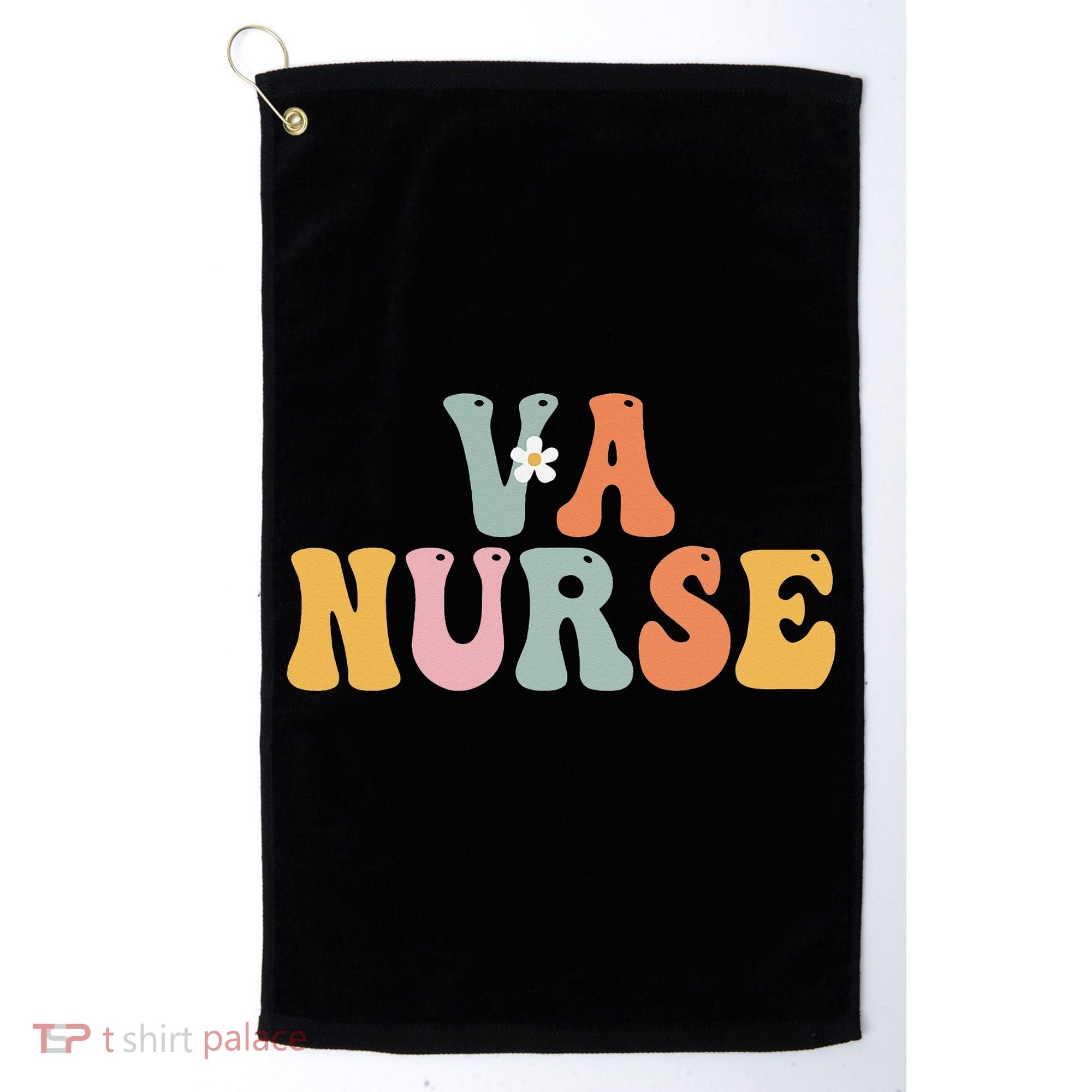 VA Nurse Week Groovy Appreciation Day For Work Golf Towel