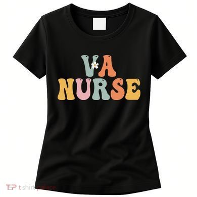 VA Nurse Week Groovy Appreciation Day For Work Women's T-Shirt