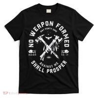 Vintage No Weapon Formed Against Me Shall Prosper Christian T-Shirt thumb 0