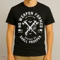Vintage No Weapon Formed Against Me Shall Prosper Christian T-Shirt thumb 3