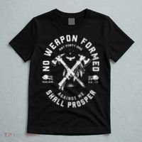 Vintage No Weapon Formed Against Me Shall Prosper Christian T-Shirt thumb 5