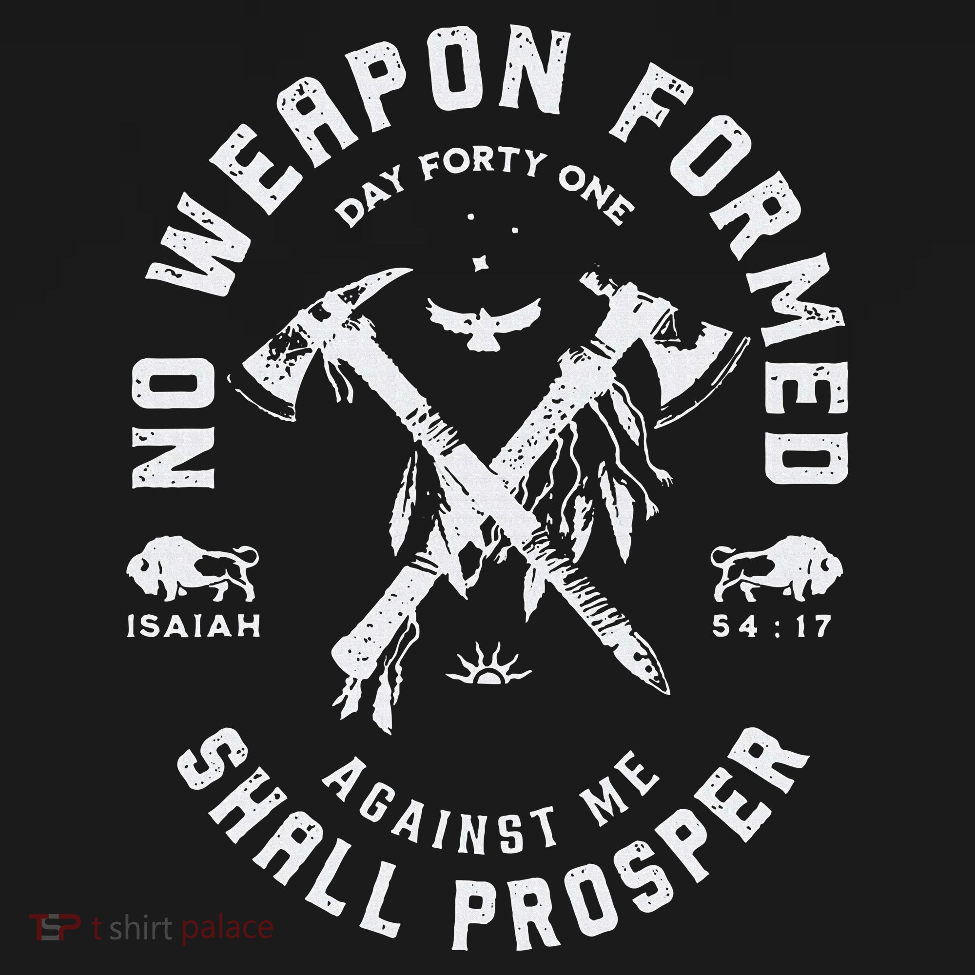 Vintage No Weapon Formed Against Me Shall Prosper Christian T-Shirt