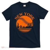 Vintage New York City Skyline Baseball T-Shirt thumb 0