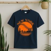 Vintage New York City Skyline Baseball T-Shirt thumb 2