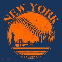 Vintage New York City Skyline Baseball T-Shirt thumb 7