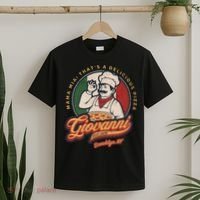 Vintage New York Pizza Retro 70s Giovanni Brooklyn Ny T-Shirt thumb 2