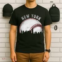 Vintage New York Skyline City Baseball T-Shirt thumb 6