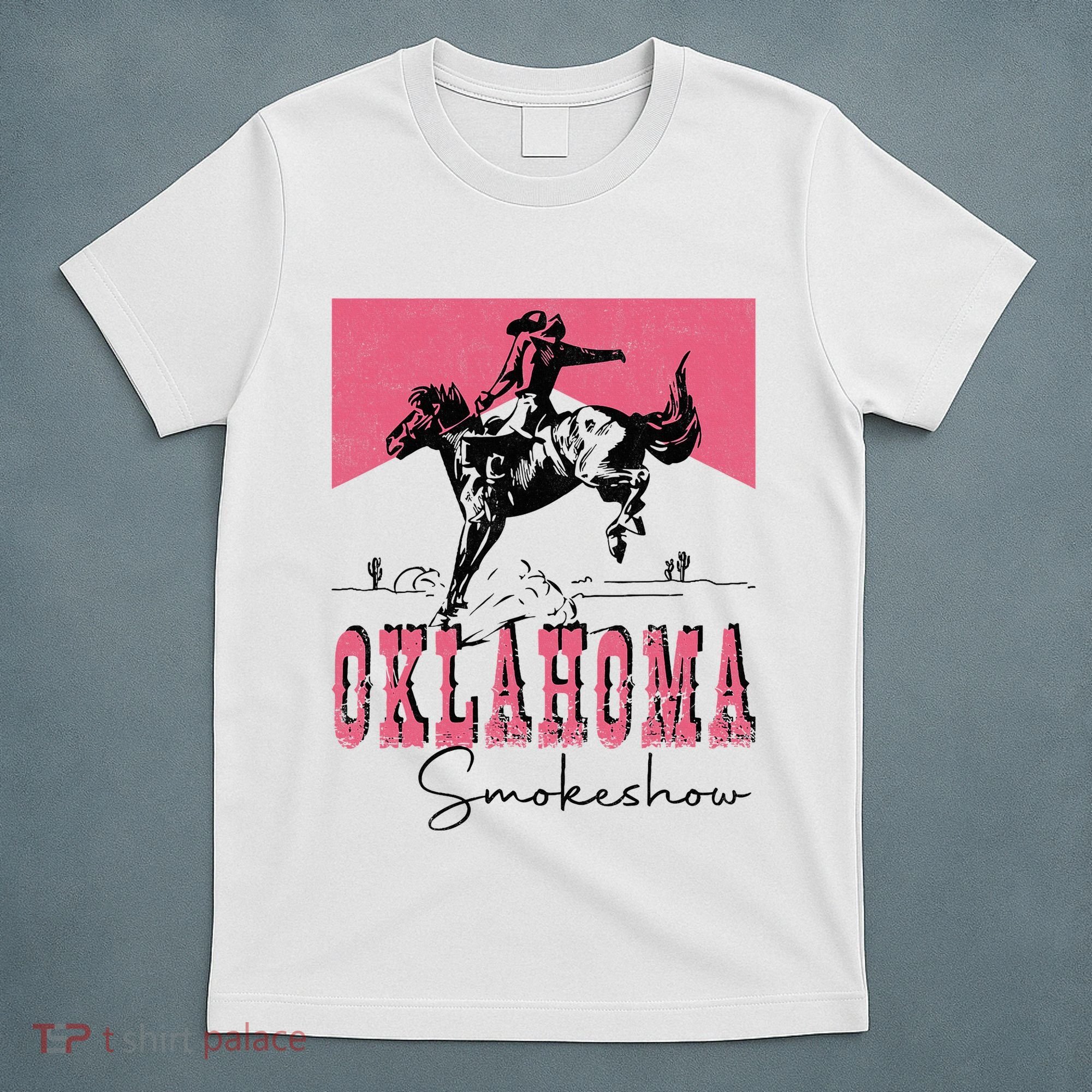 Vintage Oklahoma 90s Oklahoma Western Rodeo Style T-Shirt