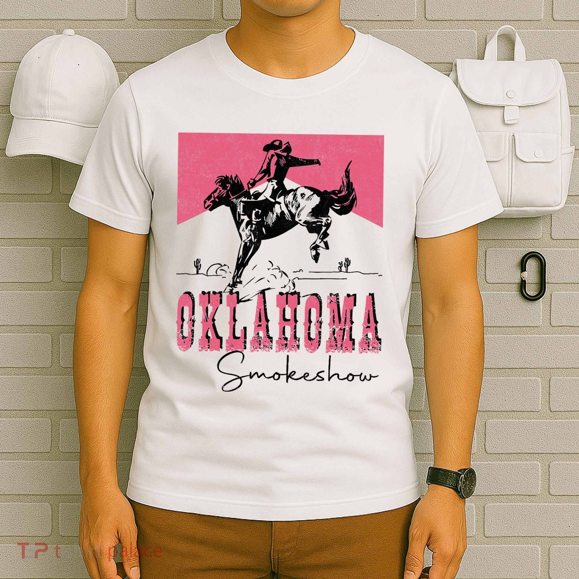 Vintage Oklahoma 90s Oklahoma Western Rodeo Style T-Shirt