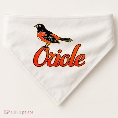 Vintage Oriole Bird Amazing USA-Made Doggie Bandana