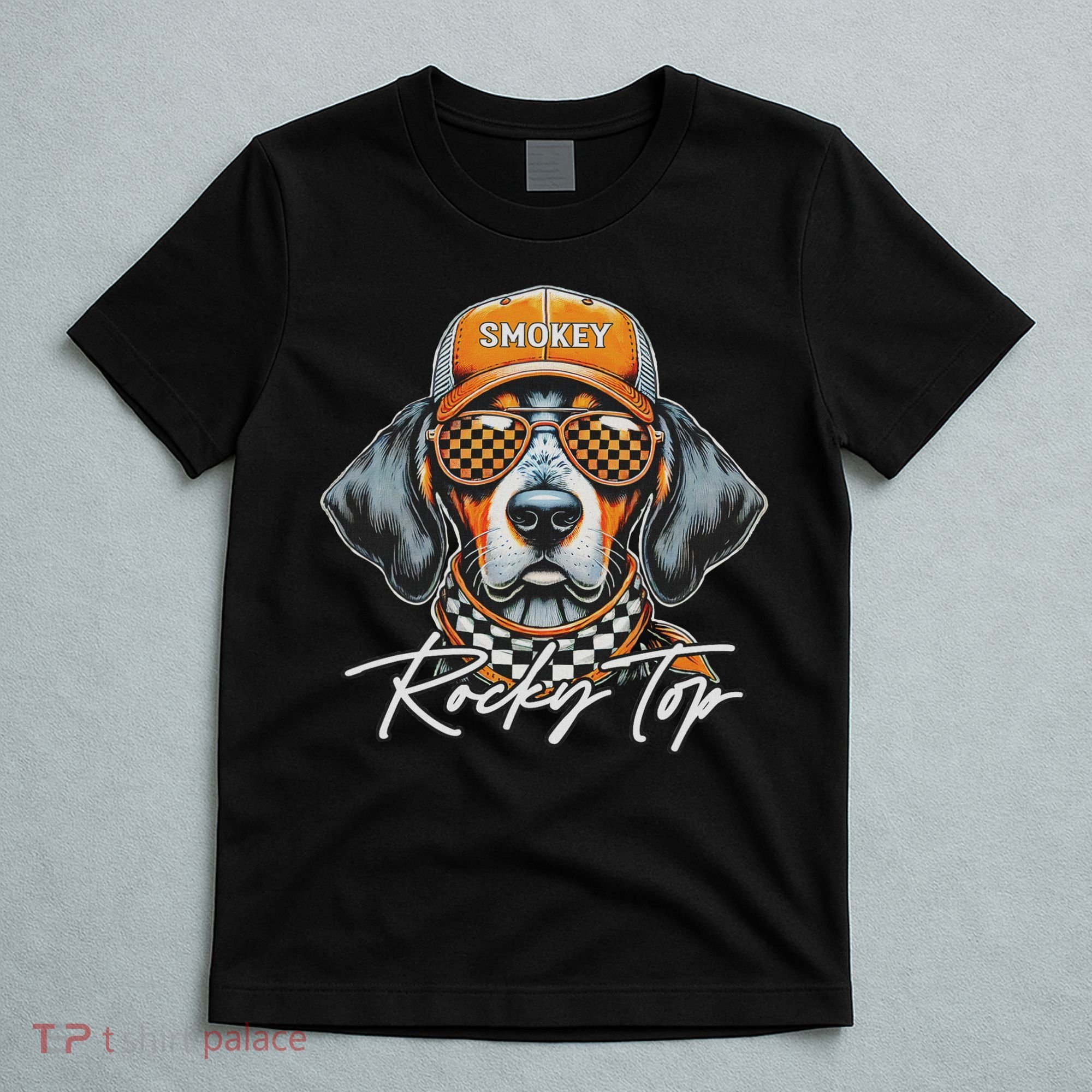 Vintage Orange Blooded Tennessee Dog Lover Rocky Top Outfit T-Shirt