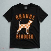 Vintage Orange Blooded Tennessee Dog Lover Tn Outfit T-Shirt thumb 5