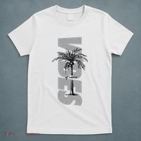 Vibes Of Course Summer Palm Tree Vintage T-Shirt thumb 5
