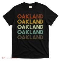 Vintage Oakland California 80s Retro Style T-Shirt thumb 0