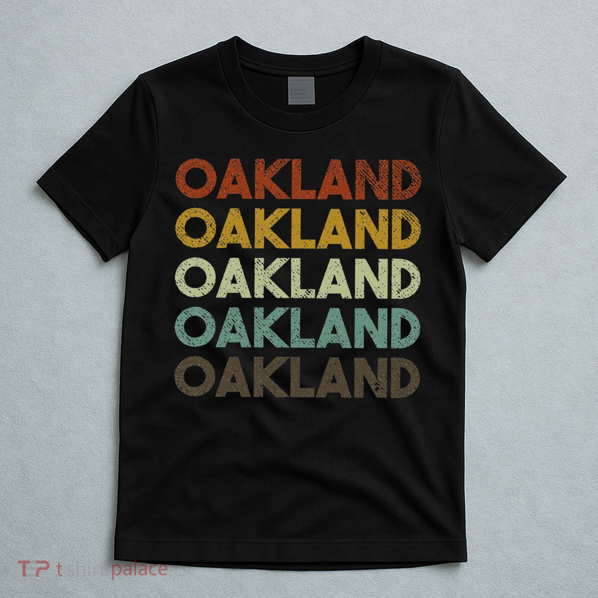 Vintage Oakland California 80s Retro Style T-Shirt