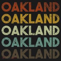Vintage Oakland California 80s Retro Style T-Shirt thumb 7