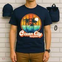 Vintage Ocean City Maryland Summer Vacation Beach Souvenirs T-Shirt thumb 6