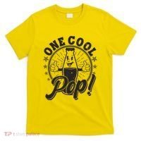 Vintage One Cool Pop Dad Grandpa Retro Cartoon Soda Pop T-Shirt thumb 0