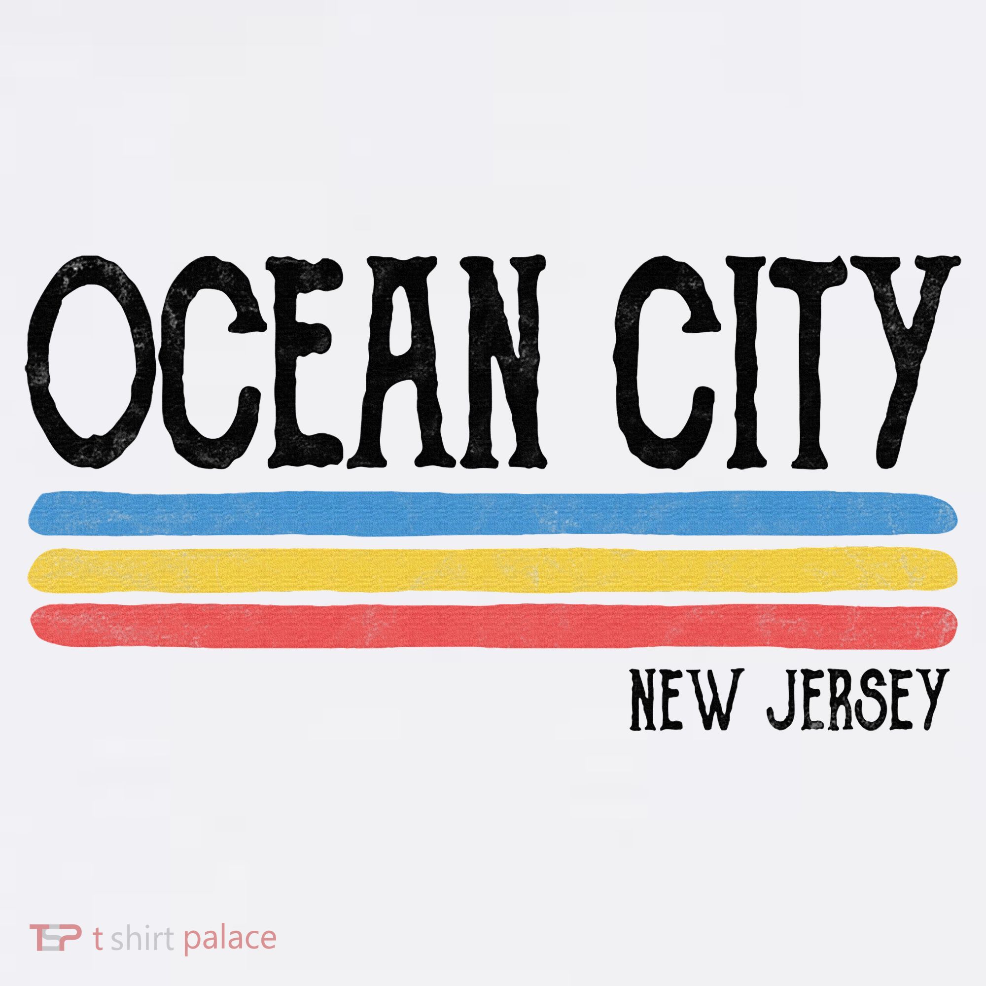 Vintage Ocean City New Jersey Nj Souvenir Gift T-Shirt