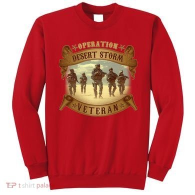 Vintage Operation Desert Storm Veteran Sweatshirt