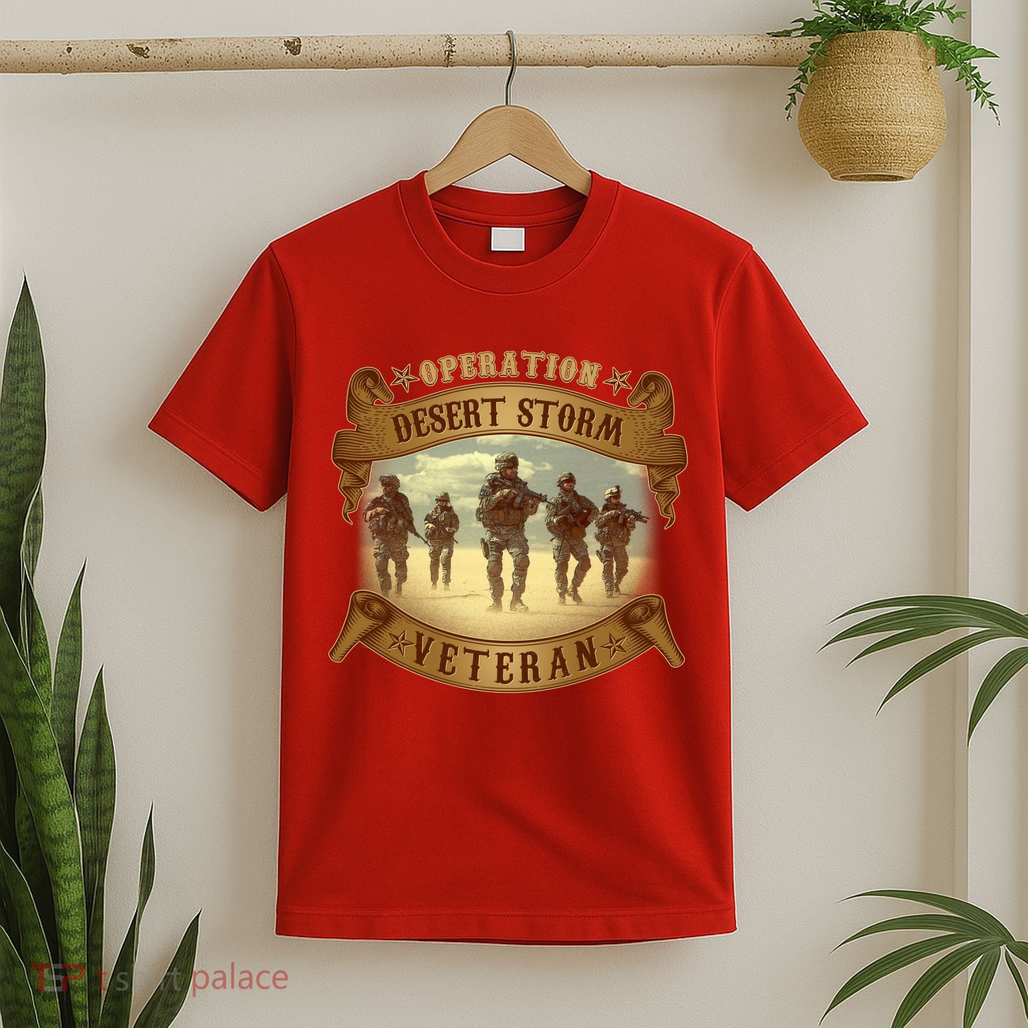Vintage Operation Desert Storm Veteran T-Shirt