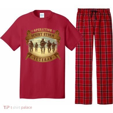 Vintage Operation Desert Storm Veteran Pajama Set