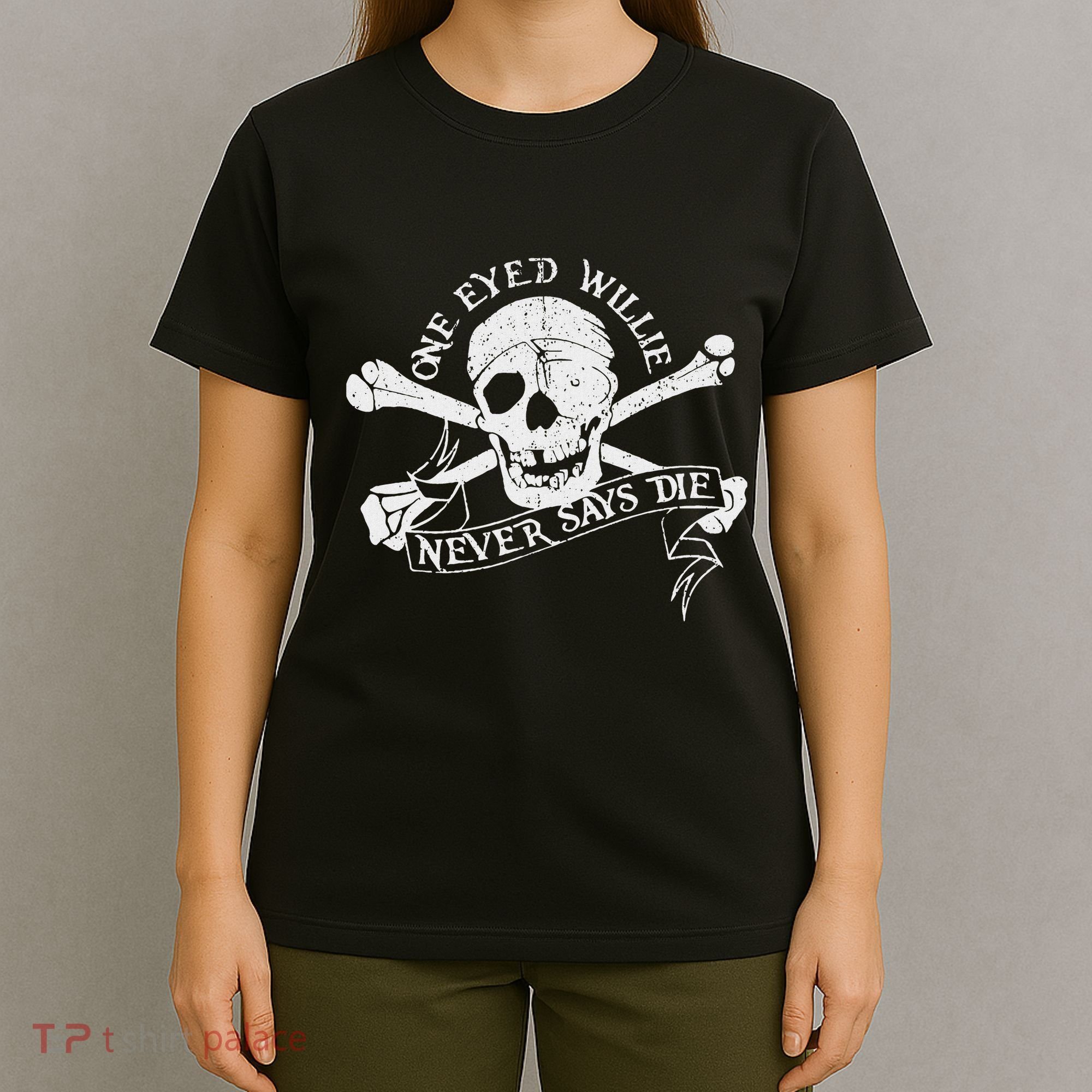 Vintage One Eyed Willie Never Says Die T-Shirt