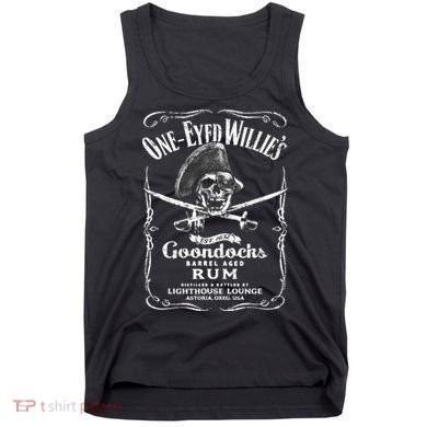 Vintage One Eyed WillyS Pirate Rum With Back Print Tank Top