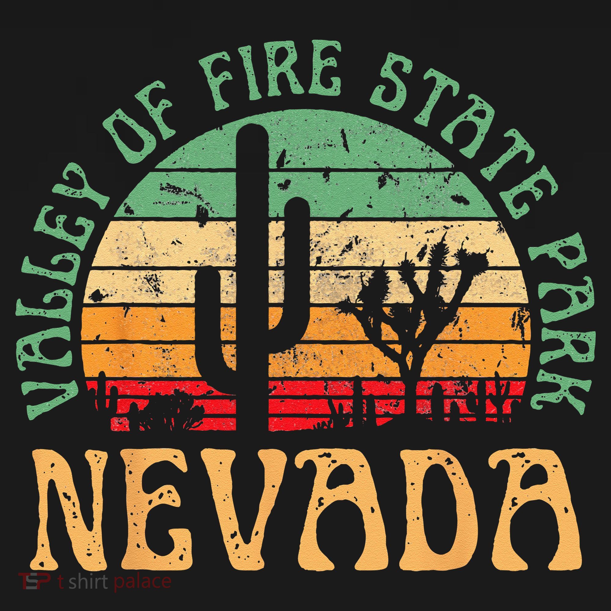 Valley Of Fire State Park Nevada Desert Hiking Retro Sunset Women's Hoodie