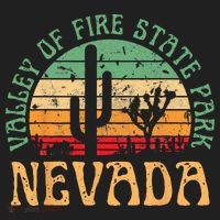 Valley Of Fire State Park Nevada Desert Hiking Retro Sunset Hat thumb 2
