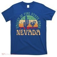 Valley Of Fire State Park Nevada Desert Hiking Retro Sunset T-Shirt thumb 0