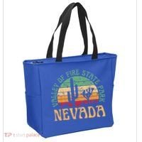 Valley Of Fire State Park Nevada Desert Hiking Retro Sunset Tote Bag thumb 2
