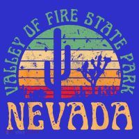 Valley Of Fire State Park Nevada Desert Hiking Retro Sunset Tote Bag thumb 4