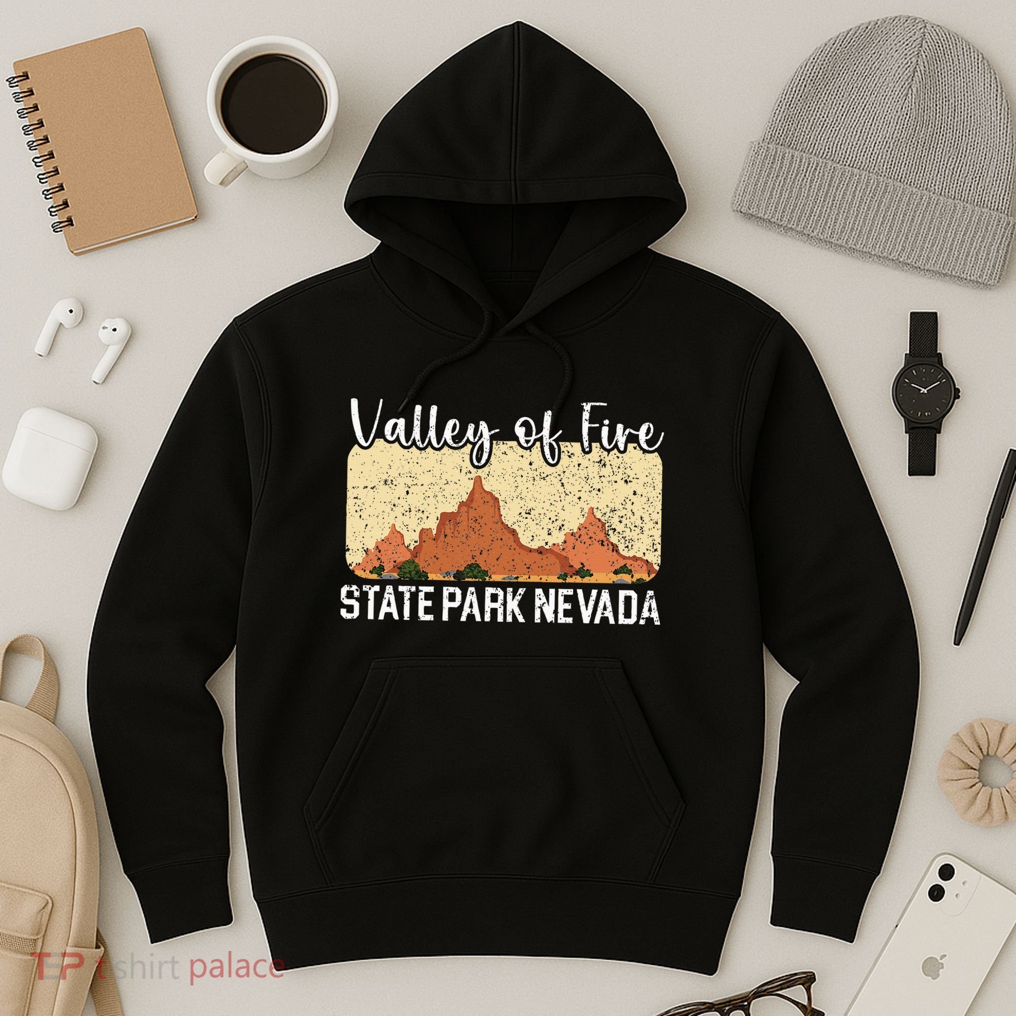 Valley Of Fire State Park Nevada Usa America Nevadans Hoodie